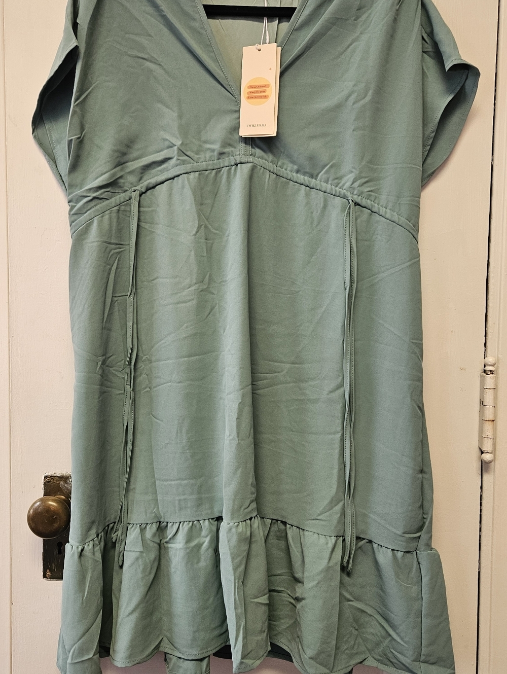 Coastal Chic Dress NWT | Flattering Empire Waist Mini - Picture 9 of 9